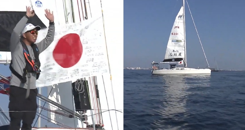 23-year-old Japanese man begins nonstop, round-the-world journey in his yacht
