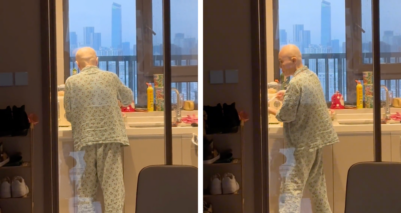 Man’s video of his terminally ill mother cooking him one last meal touches netizens’ hearts