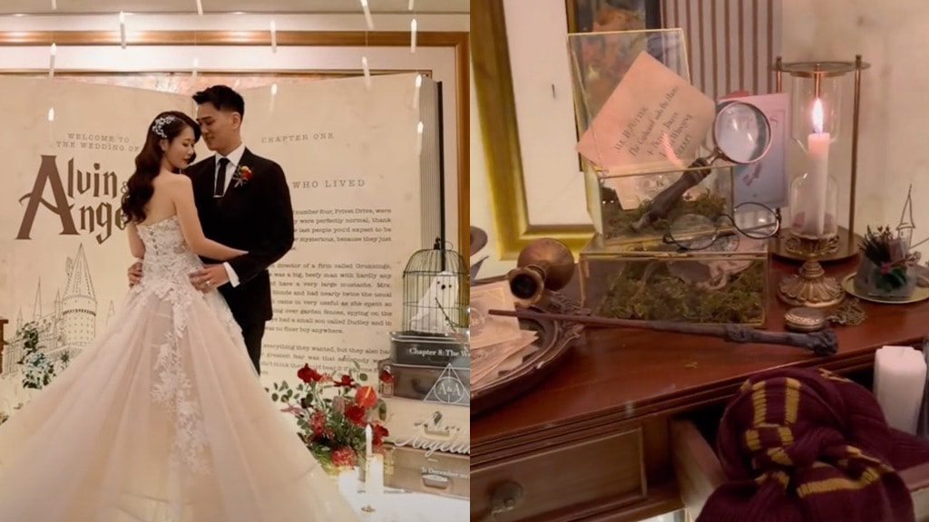Watch: Singaporean couple conjure up lavish Harry Potter-themed wedding