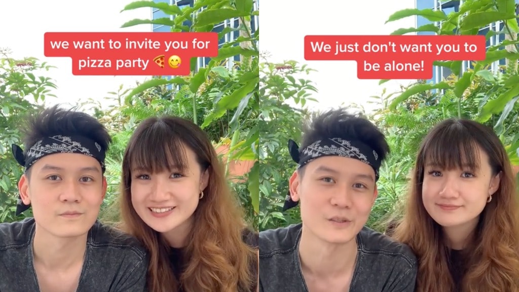 Singaporean couple go viral for announcing Christmas Eve pizza party for lonely people 