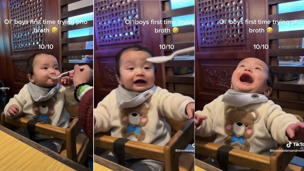 This baby’s reaction to trying phở for the first time is the best food review of all time