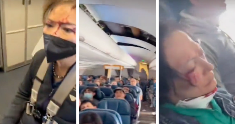Videos show aftermath of Hawaiian Airlines flight turbulence that injured 36
