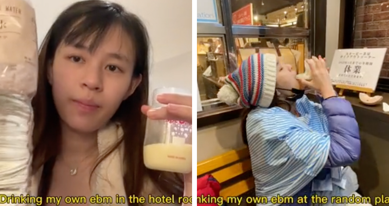 Singaporean mother drinks gallon of her own breastmilk to avoid waste
