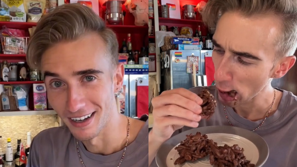 Turn leftover chow mein into cookies with this viral TikTok hack