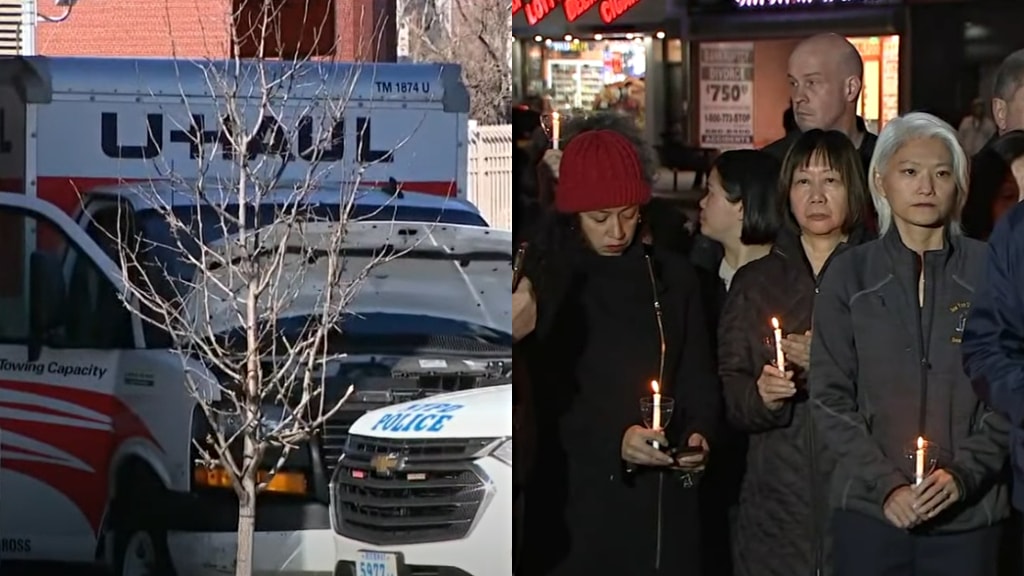 Vigil held for Brooklyn U-Haul truck rampage victim, with 1 now out of coma