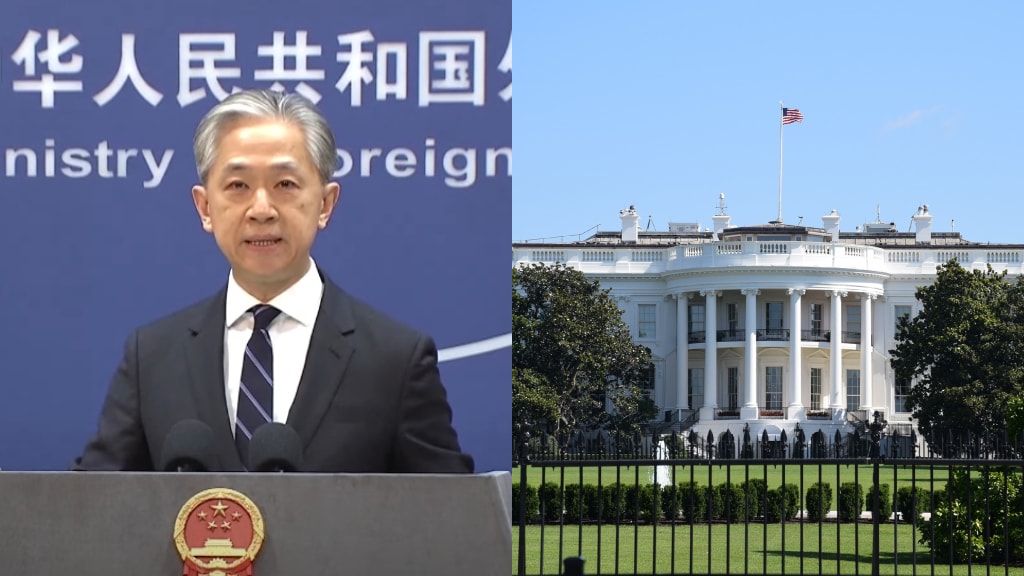 Foreign Ministry spokesman Wang Wenbin, the White House