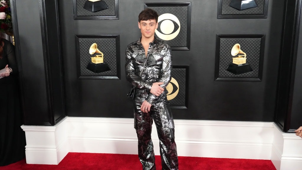 Tom Daley attends the 65th GRAMMY Awards