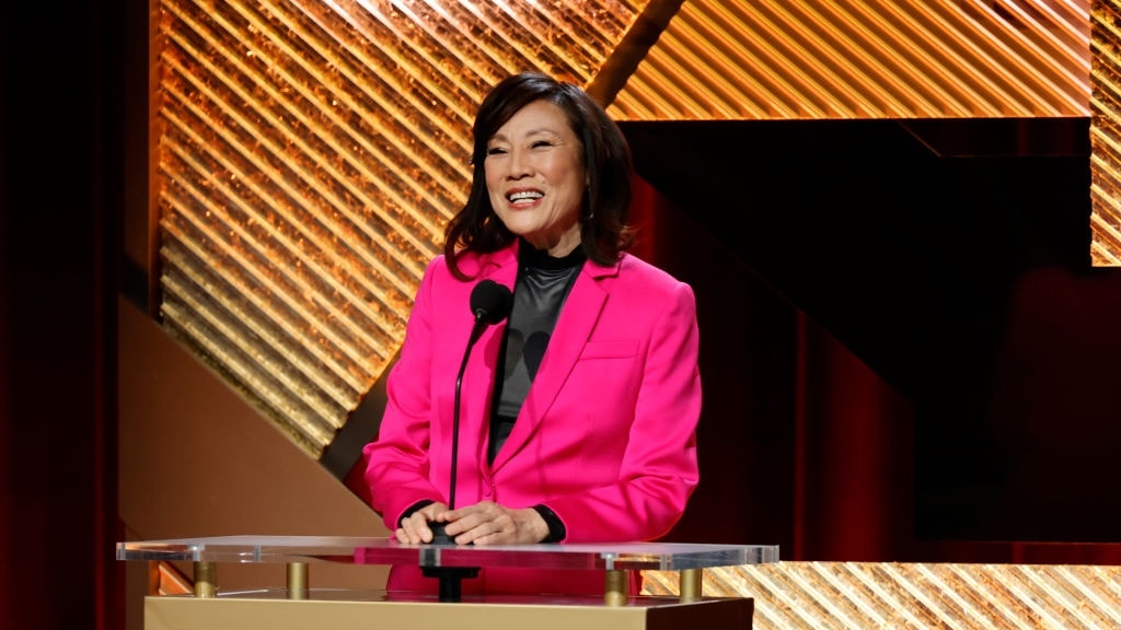 President of the Academy of Motion Picture Arts and Sciences, Janet Yang speaks onstage during the announcement of the 95th Academy Award nominations at Samuel Goldwyn Theater on January 24, 2023 in Beverly Hills, California.