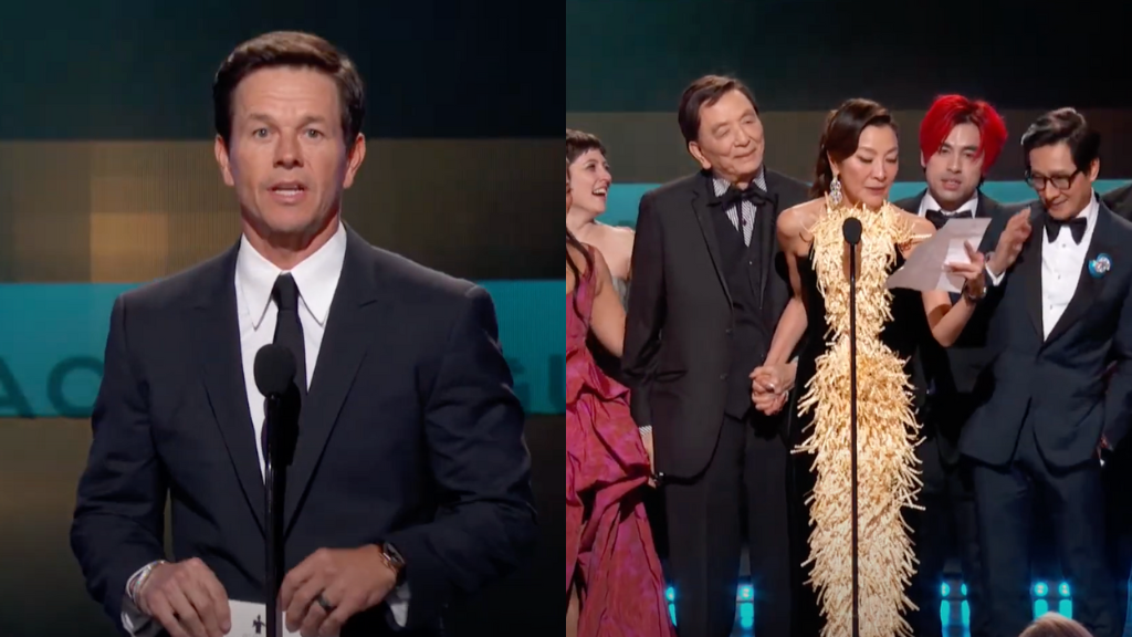Mark Wahlberg, the cast of "Everything Everywhere All at Once"