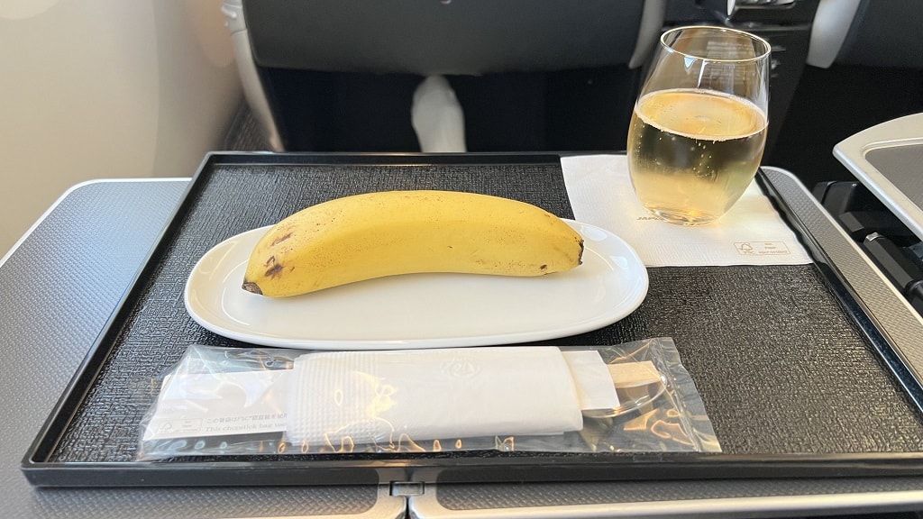 Japan Airlines passenger laments inflight vegan meal consisting of single banana