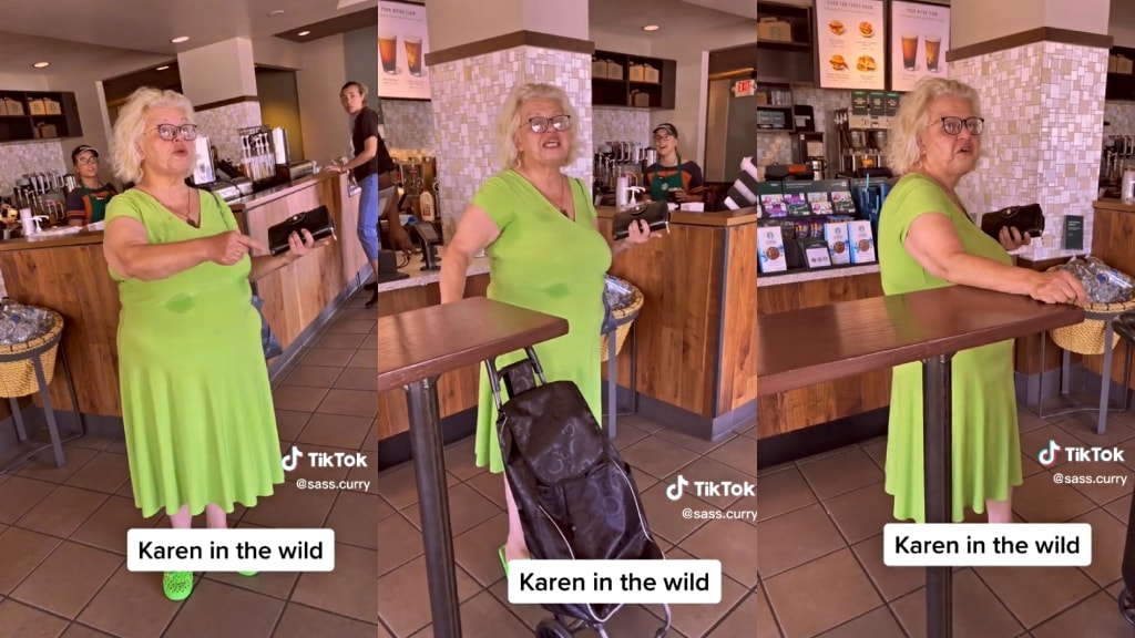 Racist woman in Miami Starbucks