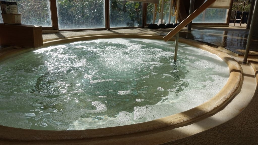A hot spring facility in Taketa City, Oita Prefecture, Japan