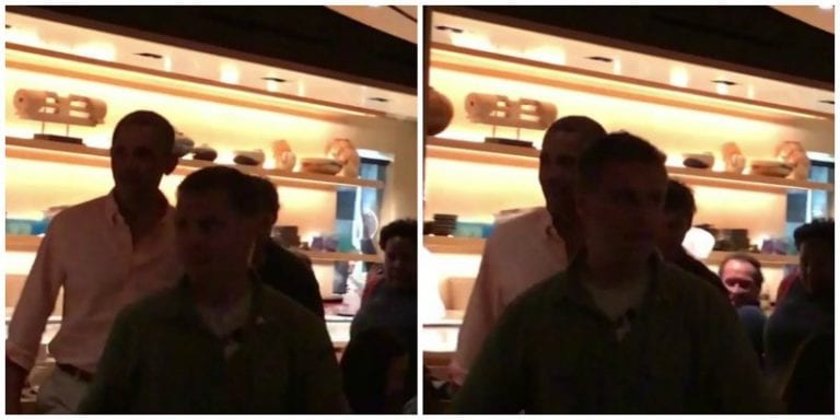 Sushi Bar Diners Go Bonkers During Surprise Visit From Obama