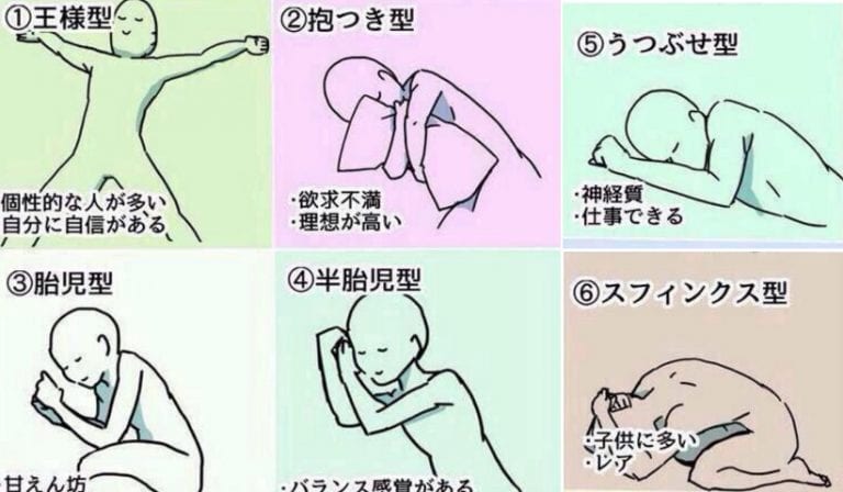 Japanese Test Reveals What Your Sleeping Position Says About Your Personality