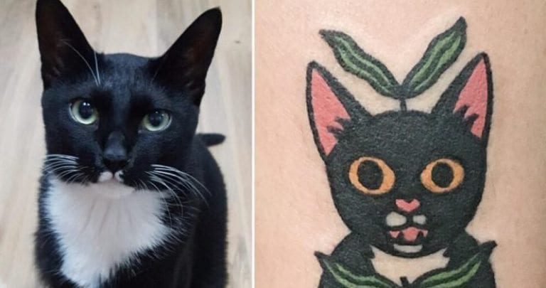 South Korean Artist Turns Pets into Adorable Tattoos