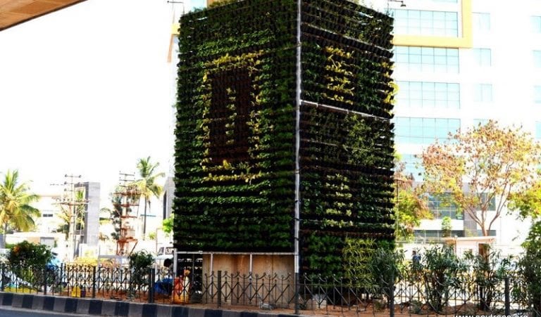 India’s Silicon Valley is Installing Vertical Gardens Everywhere