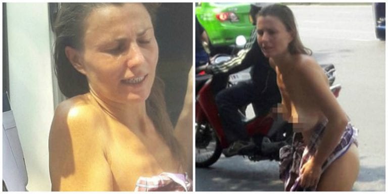 Blonde Woman Found Randomly Strolling Around Bangkok Naked