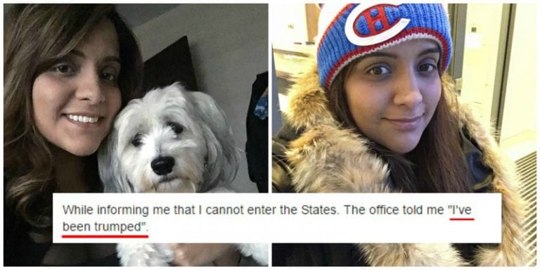 Indian-Canadian Woman Denied Entry to The U.S. Because She Was ‘Trumped’