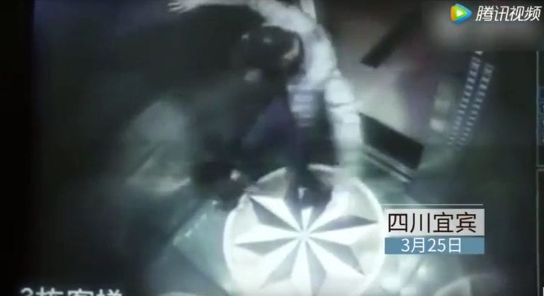 Sorry Excuse of a Man Stomps Puppy to Death Inside Elevator in China