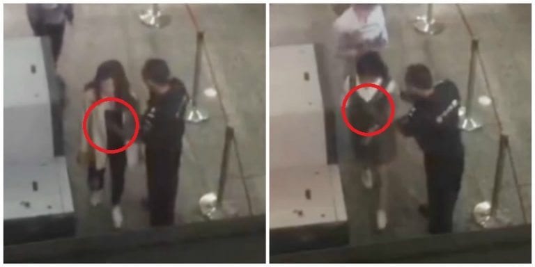 Bus Station Security Caught Fondling Female Commuters in China