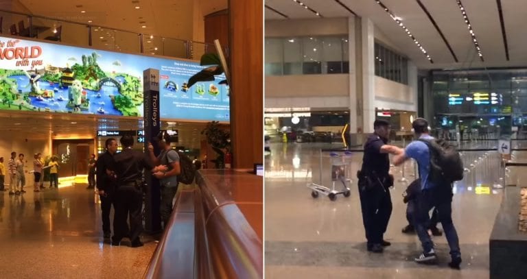 Drunk White Guy Gets Exactly What He Deserves For Assaulting Singapore Police