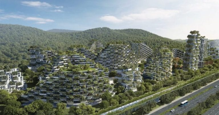 Badass China is Building a Futuristic ‘Forest City’ That Fights Air Pollution