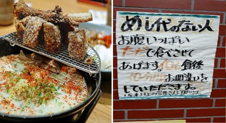 Japanese Restaurant Gives Free Food to Hungry Students Who Wash Dishes