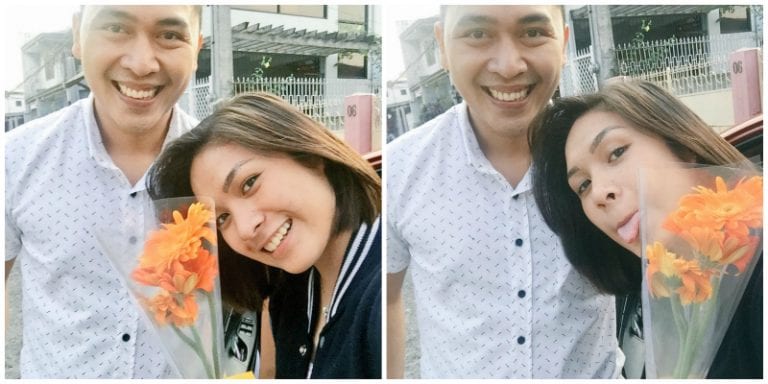 Filipina Woman Loses Phone in an Uber, Driver Returns With Flowers and Donuts