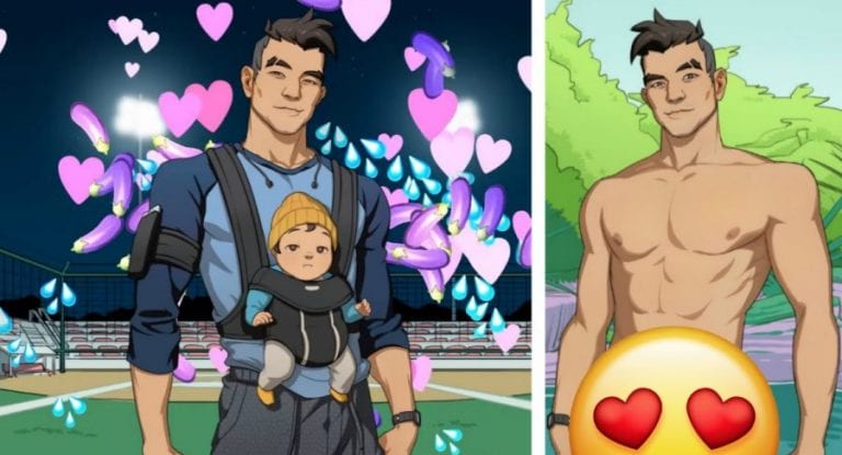New Dating Game ‘Dream Daddy’ Allows You to Date This Hot AF Asian Dad