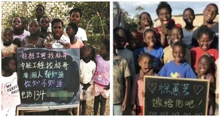 Chinese Businesses are Now Exploiting Poor African Children to Promote Their Ads