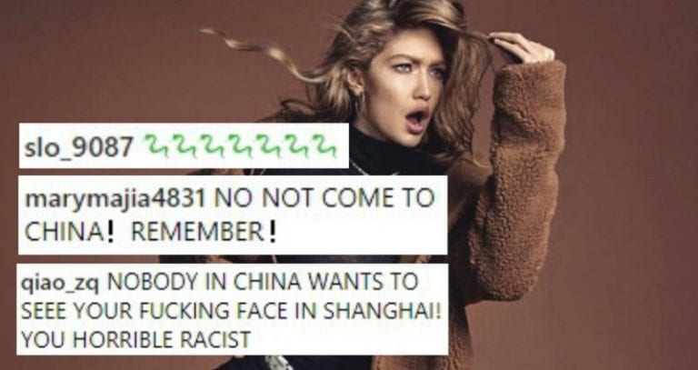 Chinese Netizens Warn Gigi Hadid to Stay Out of China Over ‘Racist’ Instagram Video