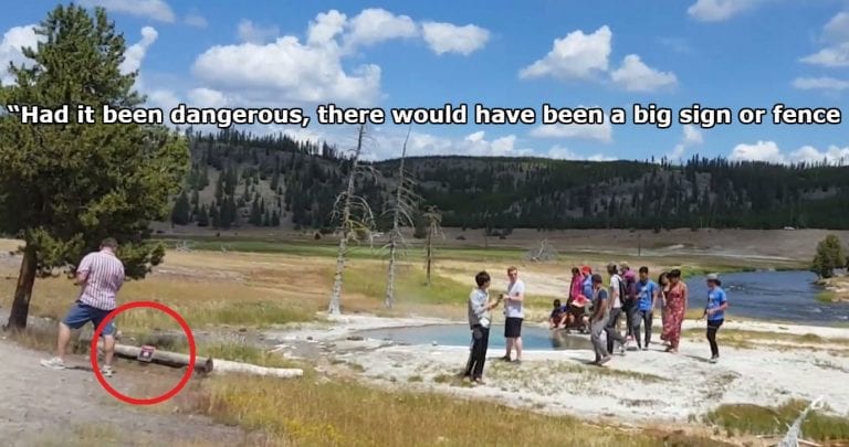 Thai Tourists Caught Trespassing in Yellowstone DGAF About Safety Signs