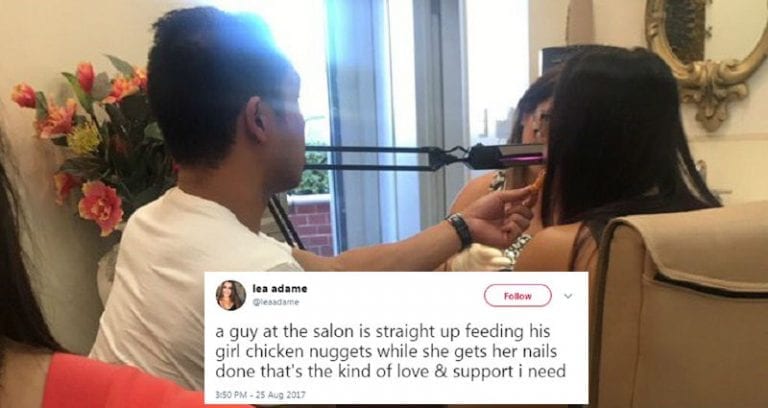 Asian Couple’s Adorable Chicken Nugget Moment is Peak Relationship Goals
