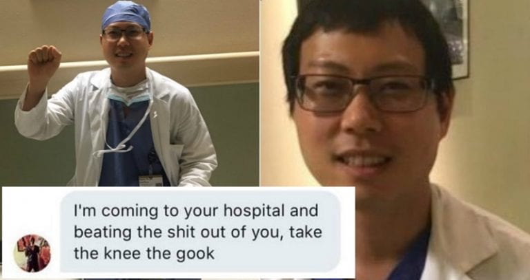 Asian American Doctor Receives Death Threats After Kneeling to Fight White Supremacy
