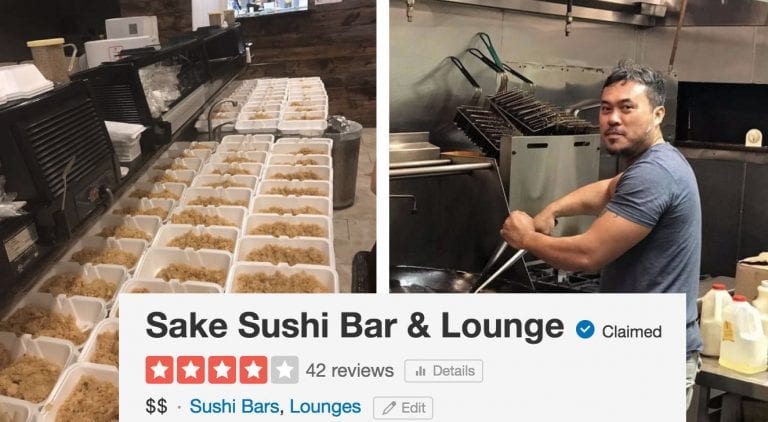 Sushi Bar in Texas Prepares 1,000 Meals to Aid Victims of Hurricane Harvey