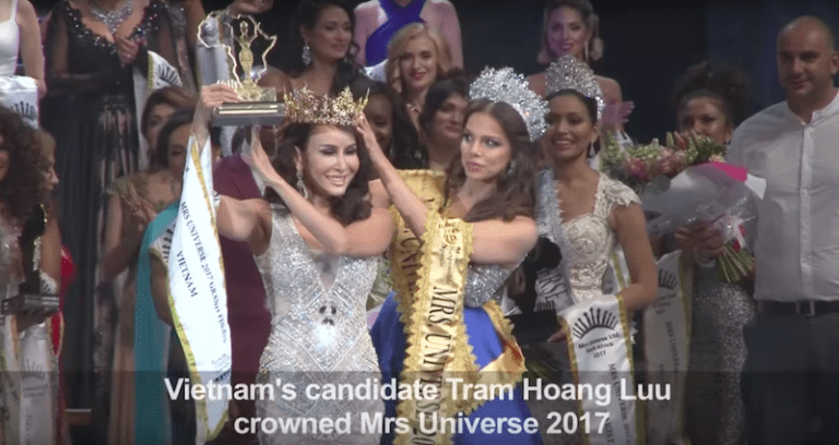 Vietnam Crowned Mrs. Universe 2017 in Pageant That Stands Against Violence Towards Women