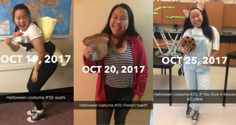 High Schooler Wins The Internet For Her ’31 Days of Halloween Costume Challenge’