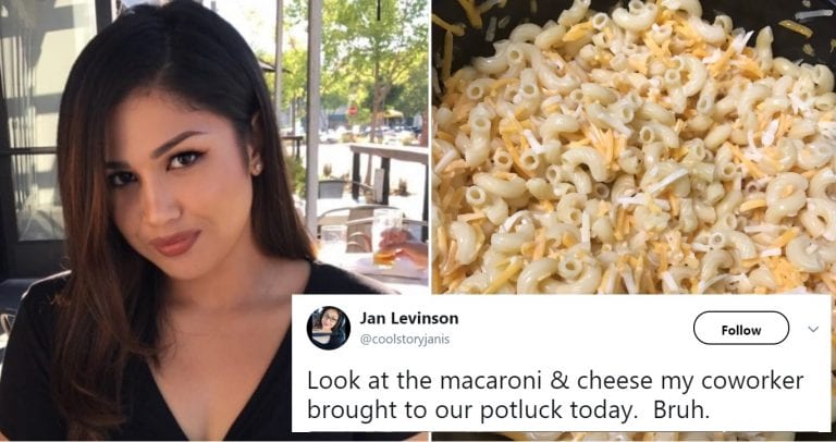 Filipina Woman’s Coworker Brings ‘Mac n Cheese’ Abomination to Potluck And We’re Calling The Police