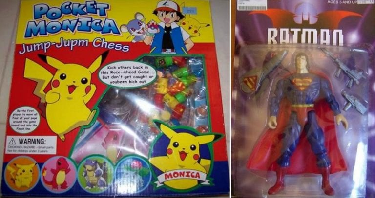24 Chinese Bootleg Toys Naughty Kids Better Pray They Won’t Get This Christmas