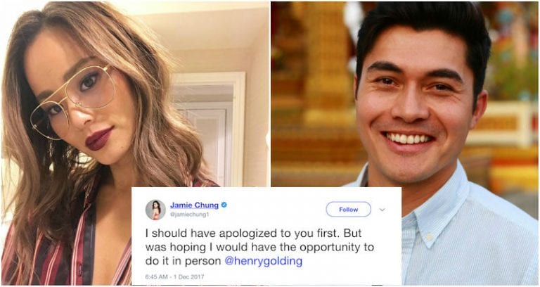 Jamie Chung Apologizes to Henry Golding For ‘Ignorant’ Comment About Him Being Half White