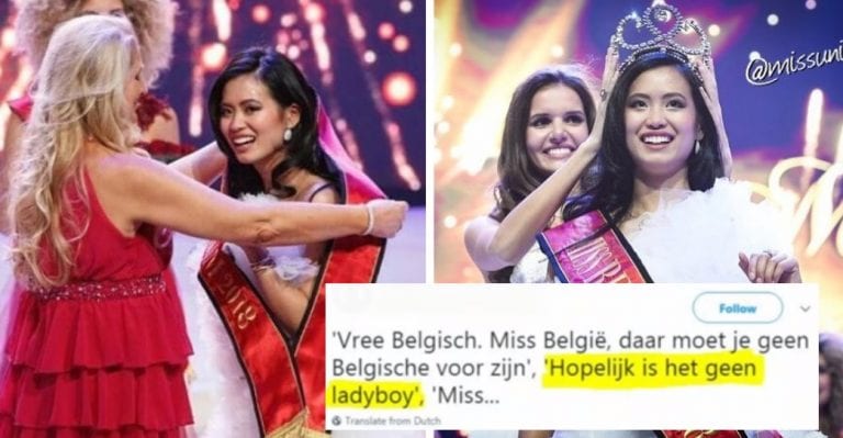 Miss Belgium Winner Attacked By Racists Because She Isn’t White