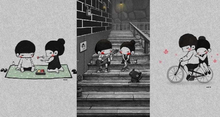 Korean Artist Perfectly Captures The Magic of Falling in Love