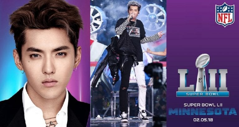 EXO Star Kris Wu is the First Chinese Star to Perform at Super Bowl Live