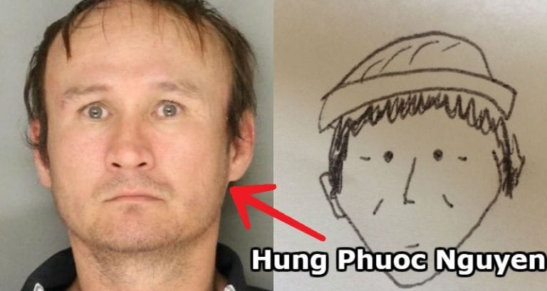 Witness Draws Sketch of ‘Asian’ Man Accused of Stealing, Nails It