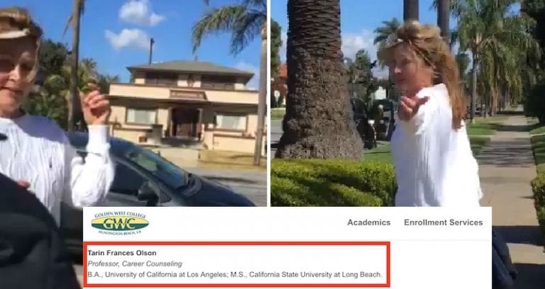 Racist Woman Caught on Video Harassing Asian Couple Exposed As Golden West College Professor