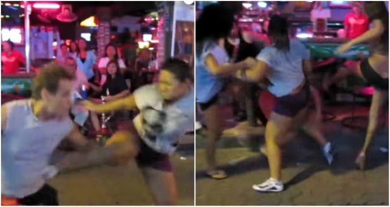 Tourist Gropes Thai Women in Public, Learns His Lesson the HARD Way