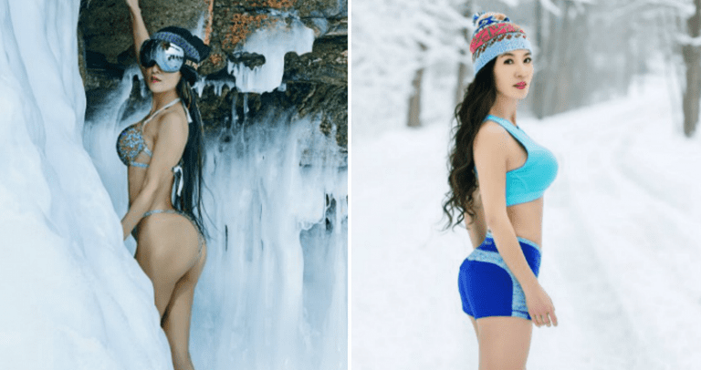 51-Year-Old Mom Stuns Internet With Ice Cold Photoshoot