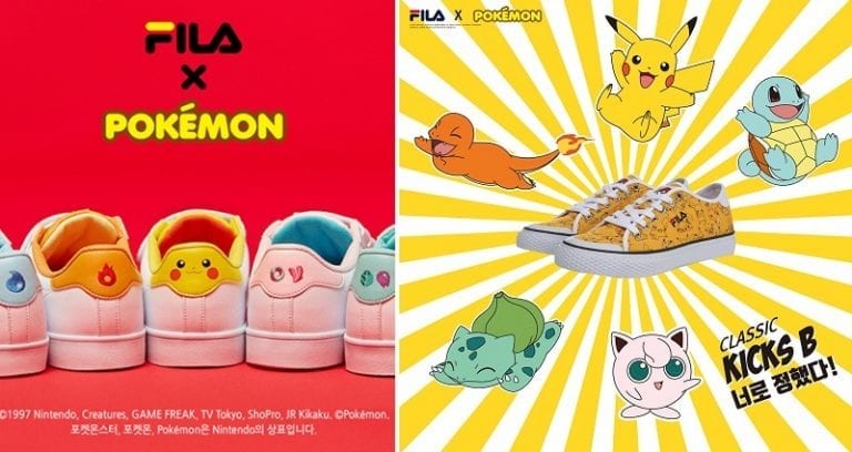 Fila Teams Up with Pokémon to Create the Cutest Pairs of Shoes Ever