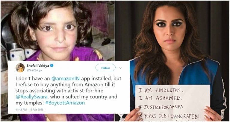 Hindu Nationalists Boycott Amazon for Working With Actress Who Condemned Child Rape