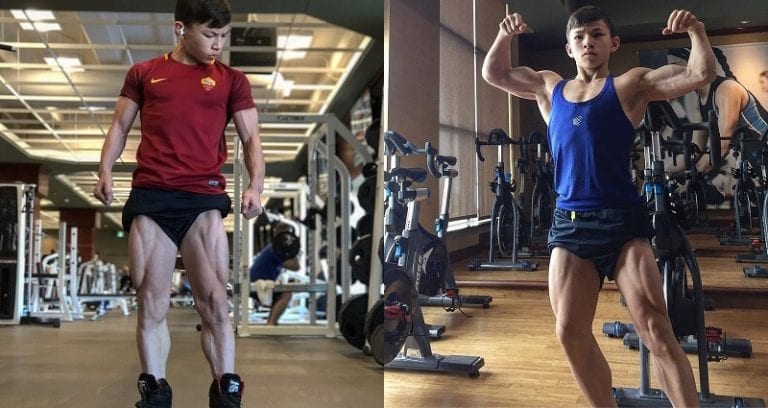 Jacked 15-Year-Old Bodybuilder Can Definitely Take Your Lunch Money